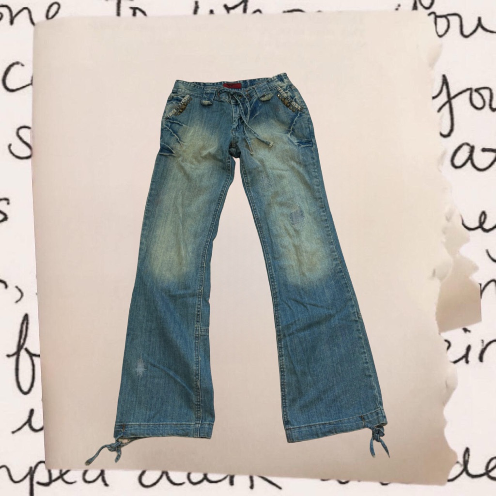 Japanese Brand Lowrise Flared Jeans